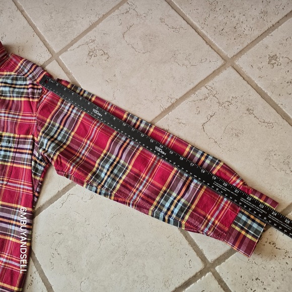 Rough Stock Panhandle Slim Mens Plaid Western Cowboy Shirt Large‎ Colorful - Picture 6 of 11